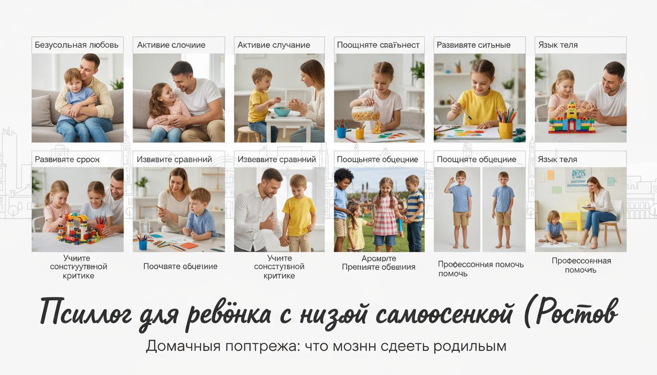 психолог для ребёнка с низкой самооценкой (Ростов). Домашняя поддержка: что можно сделать родителям психолог для ребёнка с низкой самооценкой (Ростов). Домашняя поддержка: что можно сделать родителям